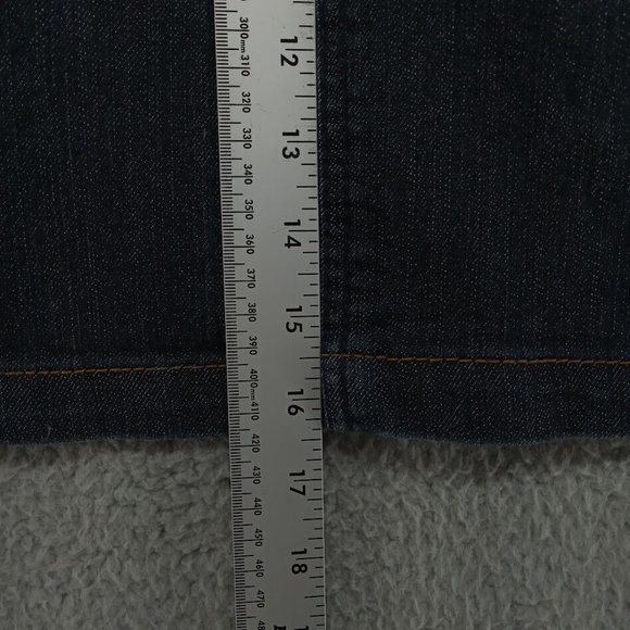 Torrid Shorts Womens 16 Blue Dark Wash Denim Jeans Pencil Skirt Casual Summer‎ - Picture 4 of 7
